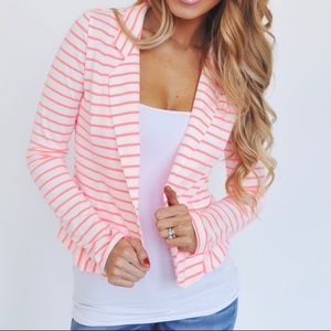 Tart striped blazer